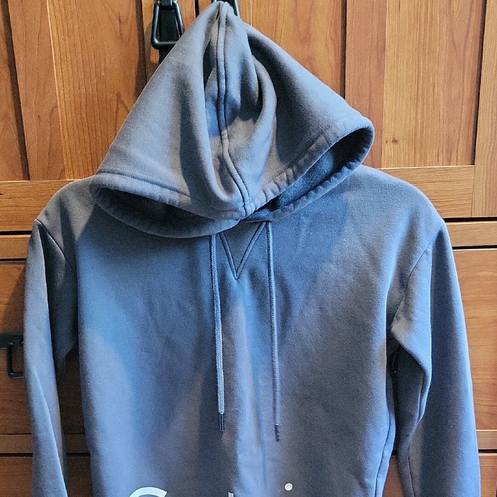 Calvin Klein Jeans Gray Hoodie Sweater Casual Style